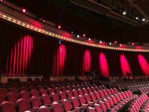 The Miller High Life Theatre's curtain system enhances its flexibility.